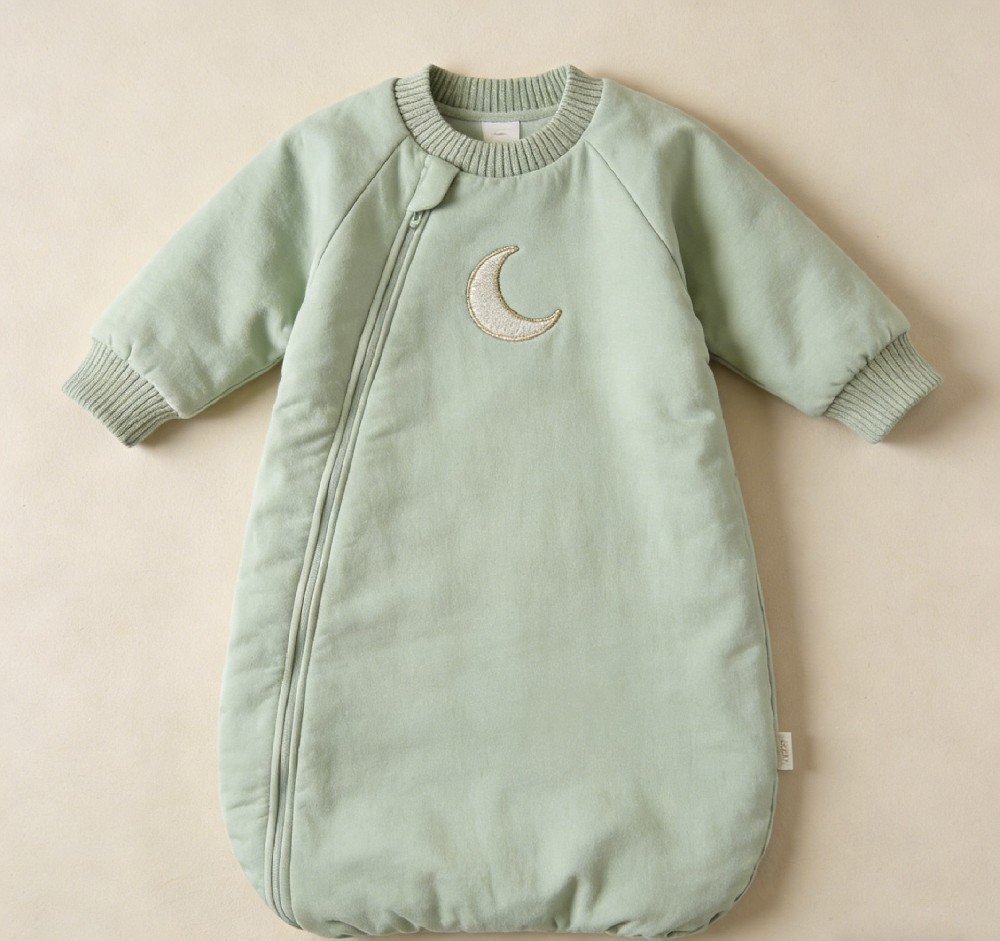 Cloud Cotton Baby Sleep Sack green